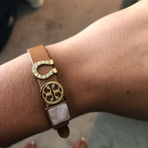 Leather Tory Burch bracelet
